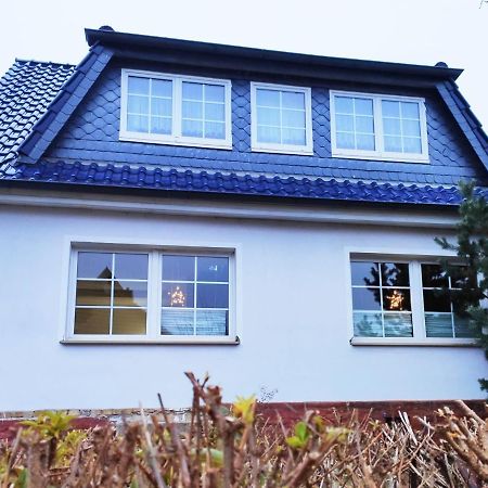 Ferienhaus Blaue Blume Mit 11 Kw Ladestation, Kamin, Terrasse, Eingezaeuntem Garten, Sauna, Wlan, Netflix, 2 Hunde Willkommen! Güntersberge Exteriör bild
