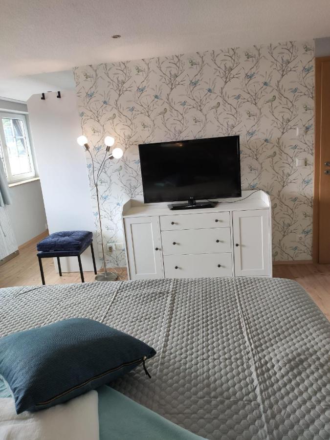 Ferienhaus Blaue Blume Mit 11 Kw Ladestation, Kamin, Terrasse, Eingezaeuntem Garten, Sauna, Wlan, Netflix, 2 Hunde Willkommen! Güntersberge Exteriör bild