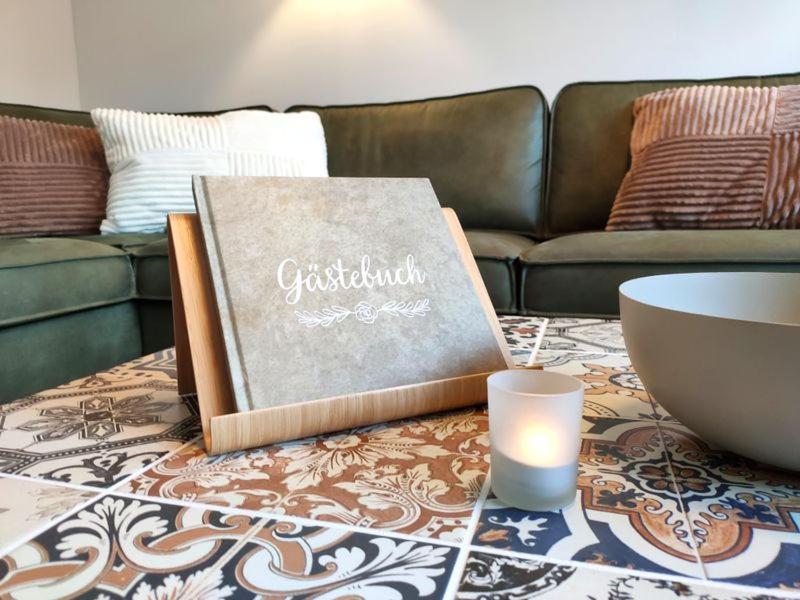 Ferienhaus Blaue Blume Mit 11 Kw Ladestation, Kamin, Terrasse, Eingezaeuntem Garten, Sauna, Wlan, Netflix, 2 Hunde Willkommen! Güntersberge Exteriör bild